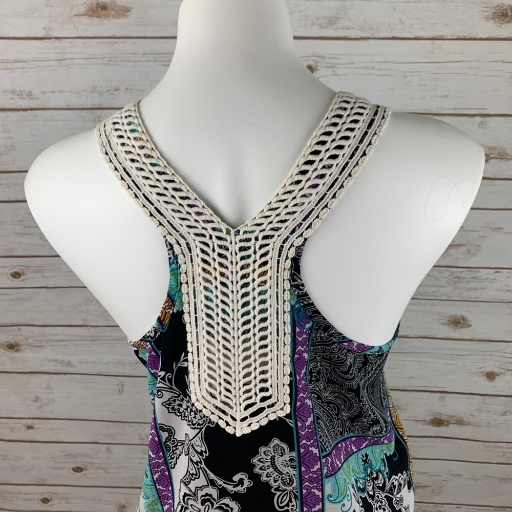APT 9 Racerback Multi-Colored Floral Top - Picture 6 of 9